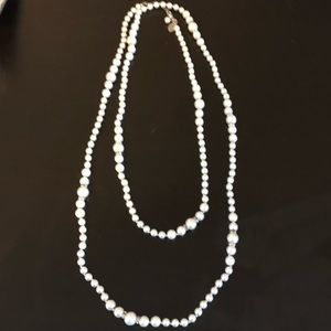 54” strand White House Black Market pearls